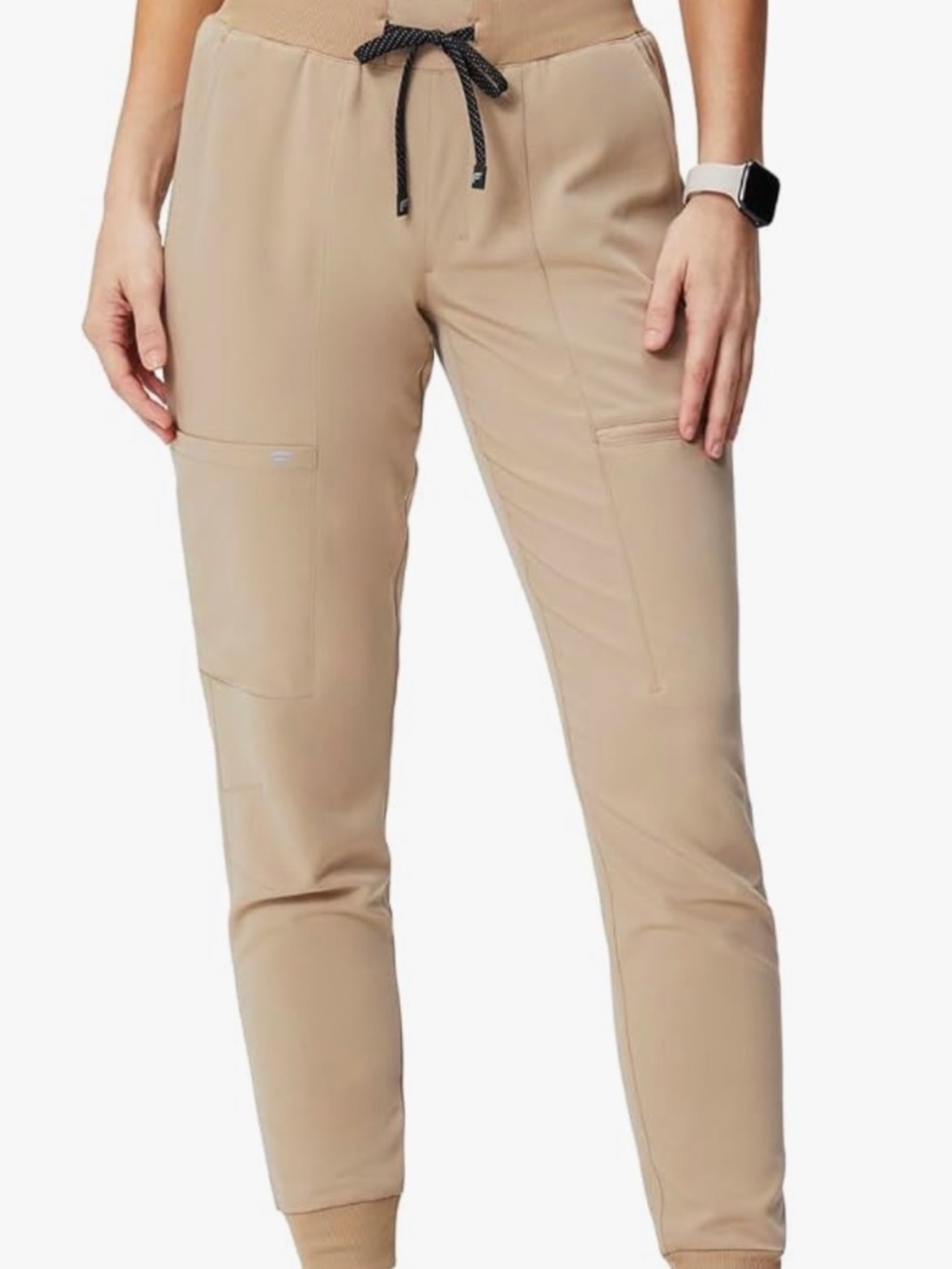 Fabletics Scrub pants in Chai